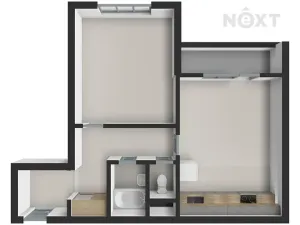 Prodej bytu 2+kk, České Budějovice, V. Volfa, 43 m2