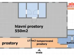 Pronájem skladu, Trutnov - Horní Předměstí, Vítězná, 850 m2