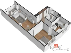 Prodej bytu 2+1, Ostrava - Poruba, Opavská, 52 m2