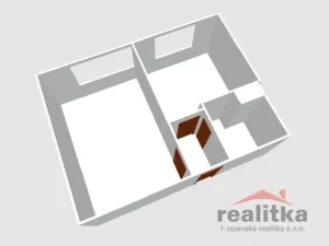 Prodej bytu 2+kk, Opava - Kateřinky, Fügnerova, 34 m2