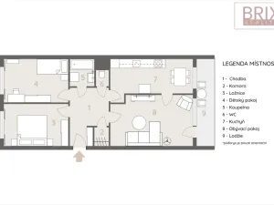 Prodej bytu 3+1, Praha, Kálikova, 70 m2