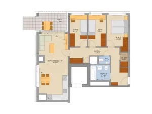 Prodej bytu 4+kk, Praha, Svitákova, 86 m2