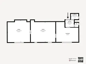 Prodej bytu 2+1, Hlohová, 64 m2