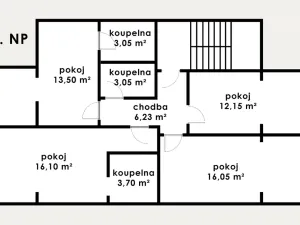 Prodej ubytování, Most, 312 m2