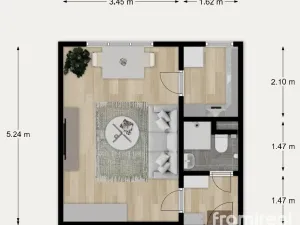 Prodej bytu 1+1, Brno - Štýřice, Vídeňská, 26 m2