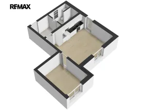 Pronájem bytu 2+kk, Plzeň, Vysoká, 53 m2