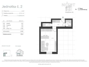 Prodej bytu 1+kk, Praha - Košíře, Musílkova, 27 m2