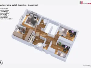 Prodej rodinného domu, Velká Jesenice, 160 m2