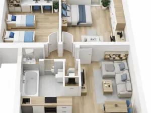 Prodej bytu 3+kk, Hrochův Týnec, Sídliště, 59 m2