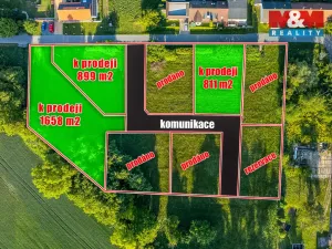 Prodej pozemku pro bydlení, Hrobice, 899 m2