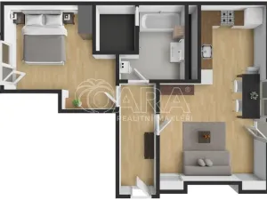 Prodej bytu 2+kk, Praha - Bubeneč, Ve struhách, 48 m2