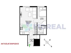 Prodej bytu 2+kk, Praha - Nusle, 5. května, 40 m2