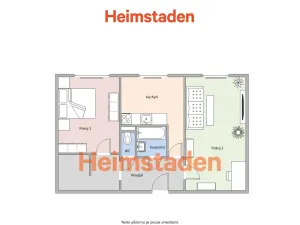 Pronájem bytu 2+1, Karviná - Mizerov, tř. 17. listopadu, 57 m2