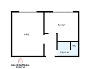 Prodej bytu 1+1, Jihlava, Královský vršek, 34 m2