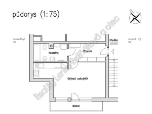 Pronájem bytu 1+kk, Mikulov, Brněnská, 36 m2