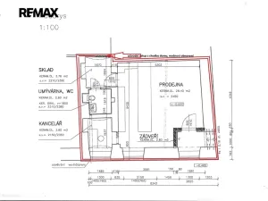 Prodej obchodního prostoru, Jeseník, Poštovní, 41 m2