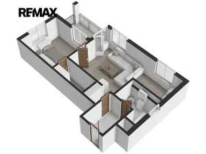 Prodej bytu 2+kk, Praha - Hlubočepy, Hugo Haase, 55 m2