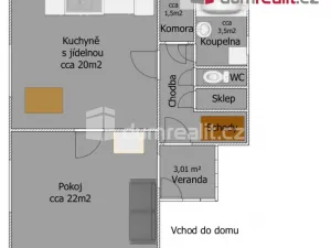 Prodej rodinného domu, Nová Ves - Vepřek, 83 m2