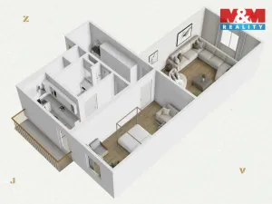 Prodej bytu 2+1, Karlovy Vary - Rybáře, Sokolovská, 77 m2