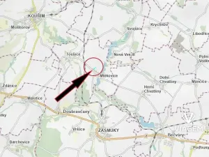 Prodej zahrady, Toušice, 907 m2