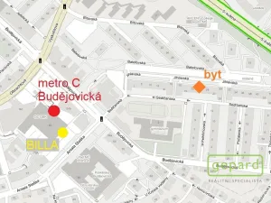 Pronájem bytu 2+kk, Praha, Jihlavská, 54 m2