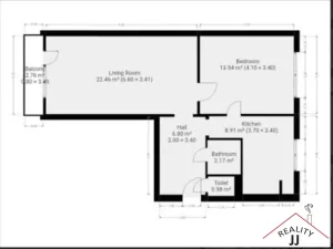 Prodej bytu 2+1, Praha - Záběhlice, Jahodová, 53 m2