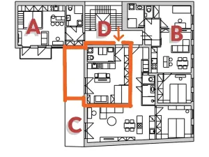 Prodej bytu 1+kk, Praha - Košíře, Holečkova, 38 m2