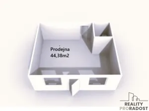 Pronájem obchodního prostoru, Pohořelice, Znojemská, 44 m2