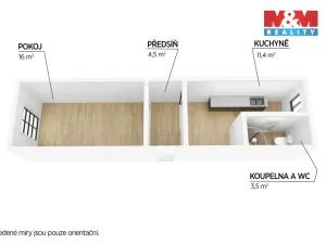 Pronájem bytu 1+1, Plzeň - Východní Předměstí, Koterovská, 37 m2