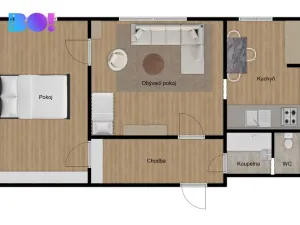 Prodej bytu 2+1, Havířov, Okružní, 43 m2