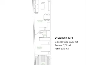 Prodej bytu 2+kk, San Pedro del Pinatar, Španělsko, 53 m2