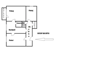 Prodej bytu 3+1, Kojetín, Tyršova, 71 m2
