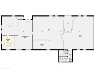 Pronájem výrobních prostor, Bezděkov, 538 m2