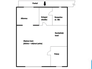 Pronájem bytu 2+kk, Prostějov, Joštovo nám., 49 m2