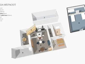 Prodej rodinného domu, Podbořany, 125 m2