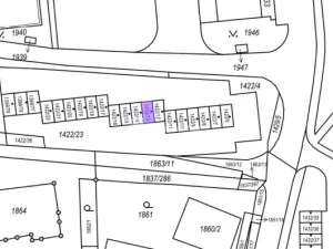 Prodej garáže, Brno, Strž, 17 m2