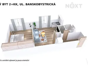 Prodej bytu 2+kk, Šumperk, Banskobystrická, 44 m2