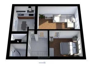 Pronájem bytu 2+1, České Budějovice - České Budějovice 6, Čechova, 61 m2