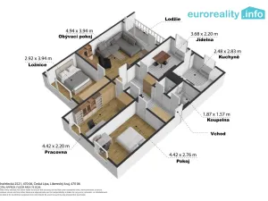 Prodej bytu 5+1, Česká Lípa, Zhořelecká, 86 m2