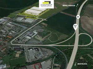 Pronájem výrobních prostor, Hustopeče, Brněnská, 23000 m2