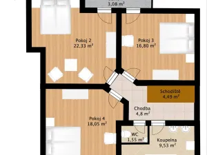 Prodej rodinného domu, Lipno nad Vltavou, 180 m2