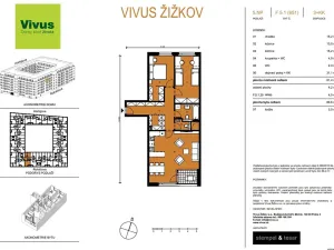 Prodej bytu 3+kk, Praha - Žižkov, Roháčova, 90 m2