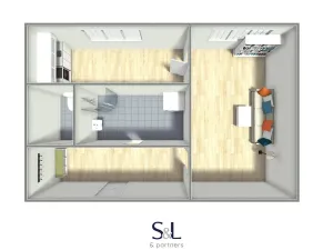 Pronájem bytu 1+1, Kamenický Šenov, Pískovec I, 40 m2