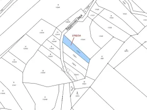 Dražba pozemku, Soutice, 417 m2