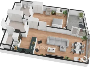 Pronájem bytu 2+kk, Praha - Libeň, Ocelářská, 65 m2