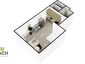 Pronájem bytu 1+kk, Náchod, Smiřických, 38 m2