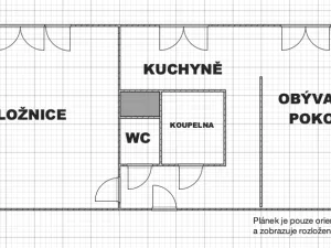 Pronájem bytu 2+kk, Drnholec, Wolkerova, 50 m2