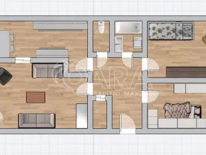 Pronájem bytu 3+1, Praha - Čimice, Křivenická, 72 m2
