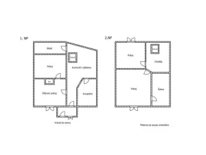 Prodej rodinného domu, Vražkov, 88 m2