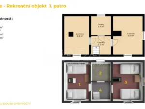 Prodej chaty, Sýkořice, 74 m2